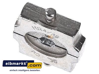 Top rear view Klauke HR 4/16 Hexagon tool insert 16mm²
