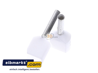 Top rear view Klauke 869/8 Cable end sleeve 0,5mm� insulated
