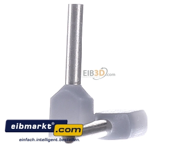 Front view Klauke 870/10 Cable end sleeve 0,75mm� insulated
