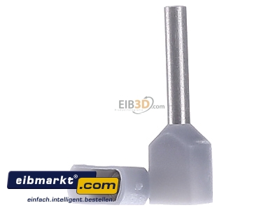 Back view Klauke 870/10 Cable end sleeve 0,75mm� insulated
