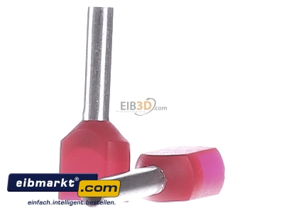 Front view Klauke 871/10 Cable end sleeve 1mm insulated
