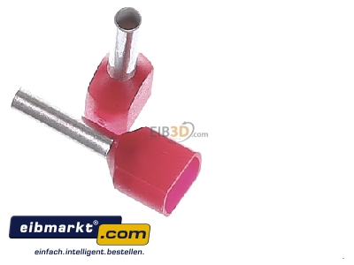View top right Klauke 871/10 Cable end sleeve 1mm insulated
