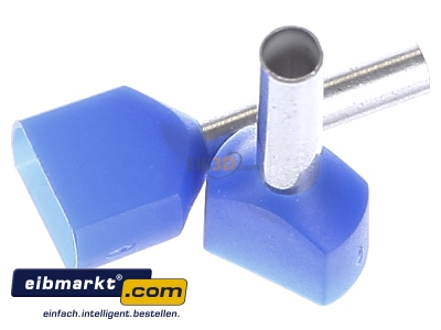 Top rear view Klauke 873/13 Cable end sleeve 2,5mm� insulated
