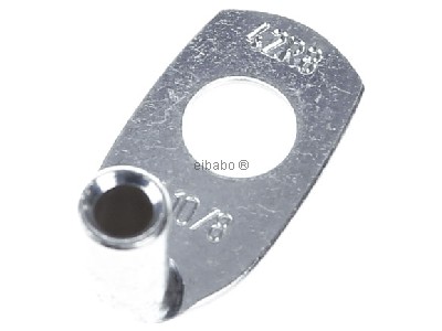 Ansicht oben hinten Klauke 42R/8 Rohrkabelschuh 10qmm 90Grad abgewi. 