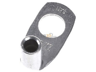 Ansicht oben hinten Klauke 44R/12 Rohrkabelschuh 25qmm 90Grad abgew. 
