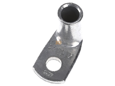 Ansicht oben vorne Klauke 46R/8 Rohrkabelschuh 50qmm 90Grad abgew. 
