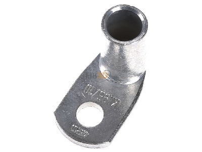 Ansicht oben hinten Klauke 48R/10 Rohrkabelschuh 95qmm 90Grad abgew. 