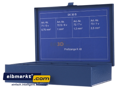 Front view Klauke SK 30/B Assortment box for connection material
