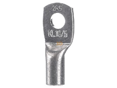 Frontansicht Klauke 2R/5 o.S. Rohrkabelschuh 10qmm 