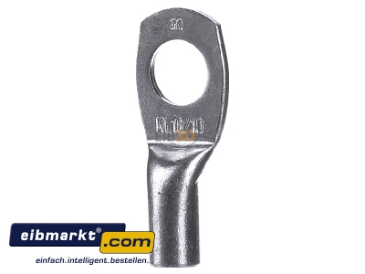 Frontansicht Klauke 3R/10 o.S. Rohrkabelschuh 16qmm 