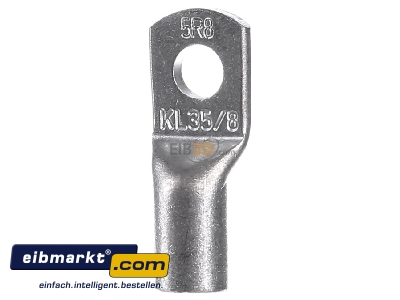 Frontansicht Klauke 5R8 Rohrkabelschuh 35qmm 5R/8 o.S.