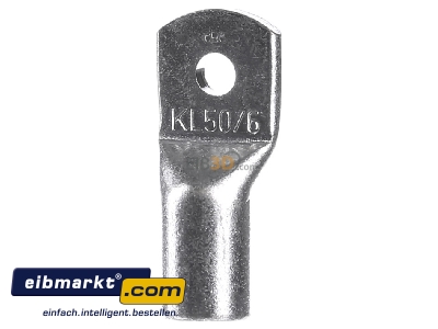 Frontansicht Klauke 6R/6 o.S. Rohrkabelschuh 50qmm 