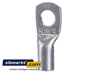 Frontansicht Klauke 6R/12 o.S. Rohrkabelschuh 50qmm 