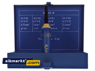Front view Assortment box for connection material SK 45/B Klauke SK 45/B
