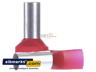 Front view Klauke 876/14 Cable end sleeve 10mm� insulated
