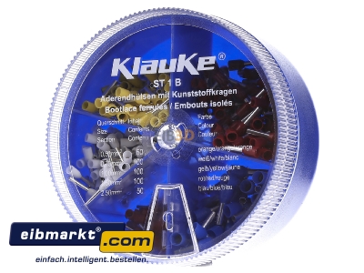 Front view Klauke ST 1 B Assortment box for connection material - 
