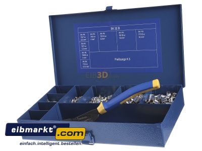 Front view Klauke SK 32/B Assortment box for connection material 
