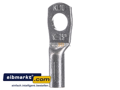 Front view Klauke 104R/10 Lug for copper conductors 25mm² M10
