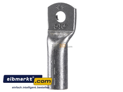 Front view Klauke 107R/8 Lug for copper conductors 70mm² M8
