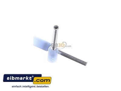Ansicht oben links Klauke 167/HL Aderendh�lse 0,25qmm 