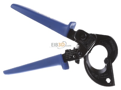 Back view Klauke K 106/1 Ratchet model mechanical shears 32mm 
