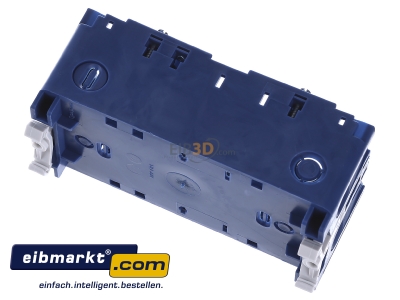 Top rear view Kleinhuis KED265 Junction box for wall duct rear mounted 
