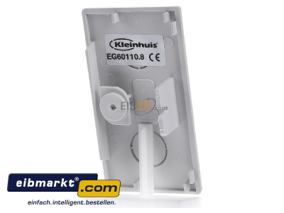 Back view Kleinhuis EG60110.8 End cap for installation duct 60x108mm
