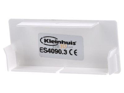 Back view Kleinhuis ES4090.3 End cap for installation duct 40x88mm 
