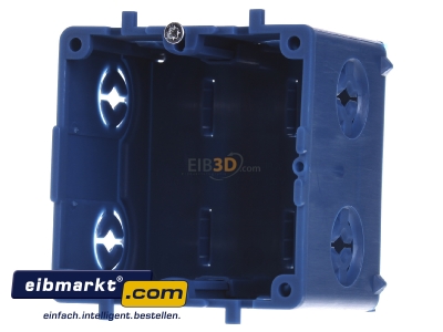Front view Kleinhuis KED65/0 Junction box for wall duct rear mounted
