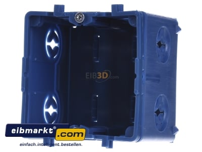 Front view Kleinhuis KED65 Junction box for wall duct rear mounted
