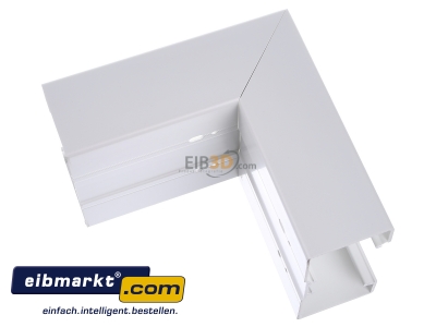 Top rear view Kleinhuis BA1308.3 Outer corner for wall duct 133x66mm
