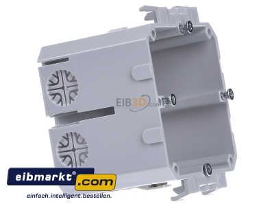 View on the left OBO Bettermann 2390/8T Junction box for wall duct front mounted
