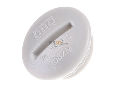 Front view OBO 108 M16 PS Plug for cable screw gland M16 
