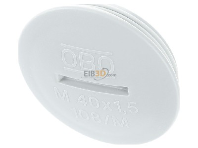 Ansicht oben vorne OBO 108 M40 PS Verschluschraube Iso,lgr 