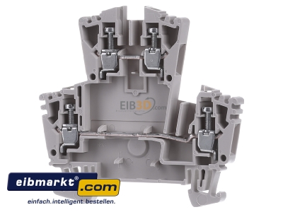Frontansicht Weidmller WDK 2.5 ZQV Doppelklemme 