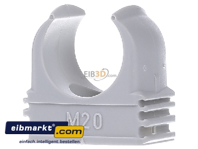 Back view OBO Bettermann 2955 M20 Tube clamp 20mm
