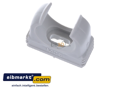 Top rear view OBO Bettermann 2955 M25 Tube clamp 25mm
