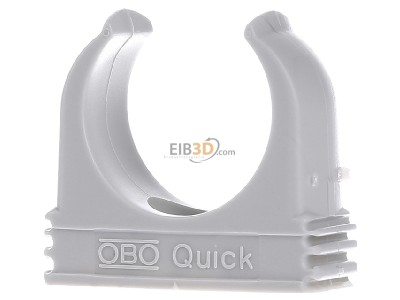 Front view OBO 2955 M32 Tube clamp 32mm 
