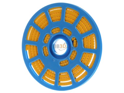 Ansicht hinten Weidm�ller CLI C1-3GE/SW 1 CD Leitermarkierer Zahl 1 gelb1,5-4 