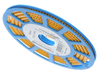 Ansicht oben vorne Weidm�ller CLI C1-3GE/SW 1 CD Leitermarkierer Zahl 1 gelb1,5-4 