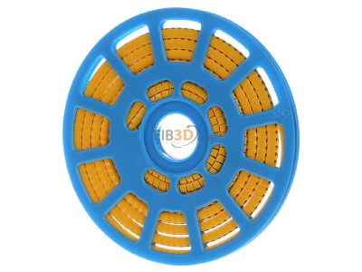 Ansicht hinten Weidm�ller CLI C1-3GE/SW 2 CD Leitermarkierer Zahl 2 gelb1,5-4 
