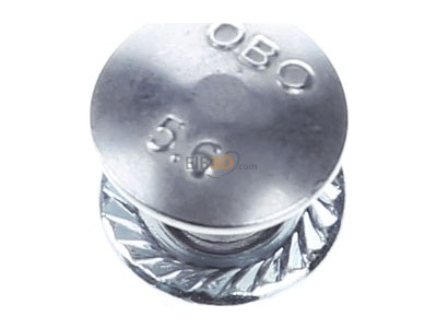 Ansicht oben vorne OBO FRSB 6X12 G Flachrundschraube m.Kombimutter 