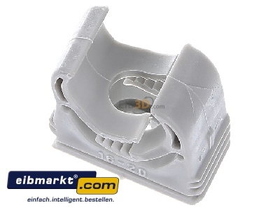 Ansicht oben hinten OBO Bettermann Vertr 2153718 Klemmschelle 16-20mm M-Quick M20 LGR
