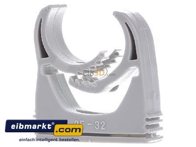 Back view OBO Bettermann Vertr 2153734 Tube clamp 25...32mm
