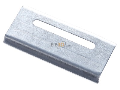 View up front Niedax RKB 100 Bottom end plate for cable tray (solid 
