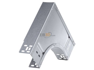 View on the right Niedax RES 60.100 Bend for cable tray (solid wall) 
