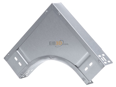 Back view Niedax RES 60.100 Bend for cable tray (solid wall) 
