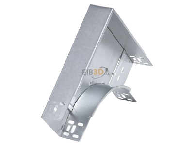 View top left Niedax RES 60.100 Bend for cable tray (solid wall) 

