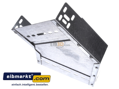 Top rear view Niedax RBA 60.200 Bend for cable tray 60x200mm 
