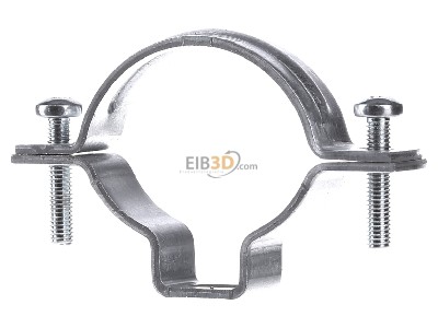 Front view Niedax 855 Tube clamp 38...47mm 
